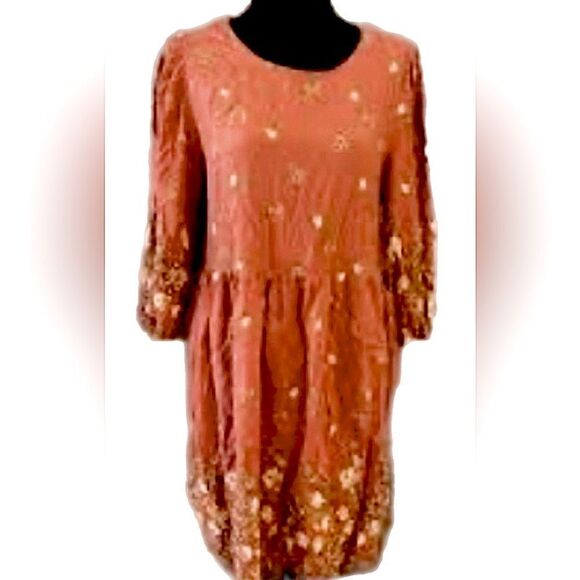 Bebop Bohemian Floral Flowy Dress XL. - Picture 1 of 12
